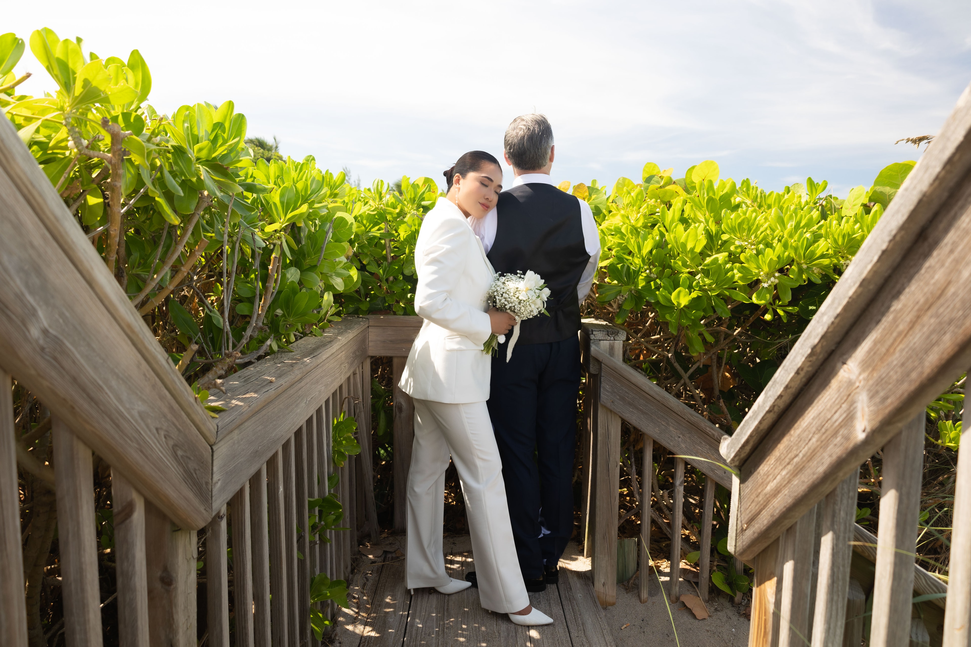 Lampley & Co. photographing a wedding ceremony